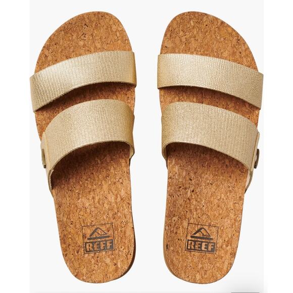 Reef Cushion Vista Higher Platform Slide Sandal Size 9 - Picture 1 of 9